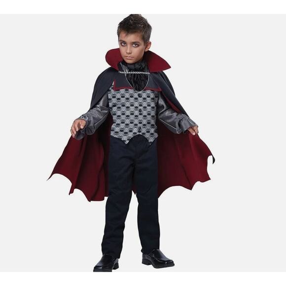 California Costumes Count Bloodfiend Vampire, Child Size Large (10-12), New - Picture 1 of 5